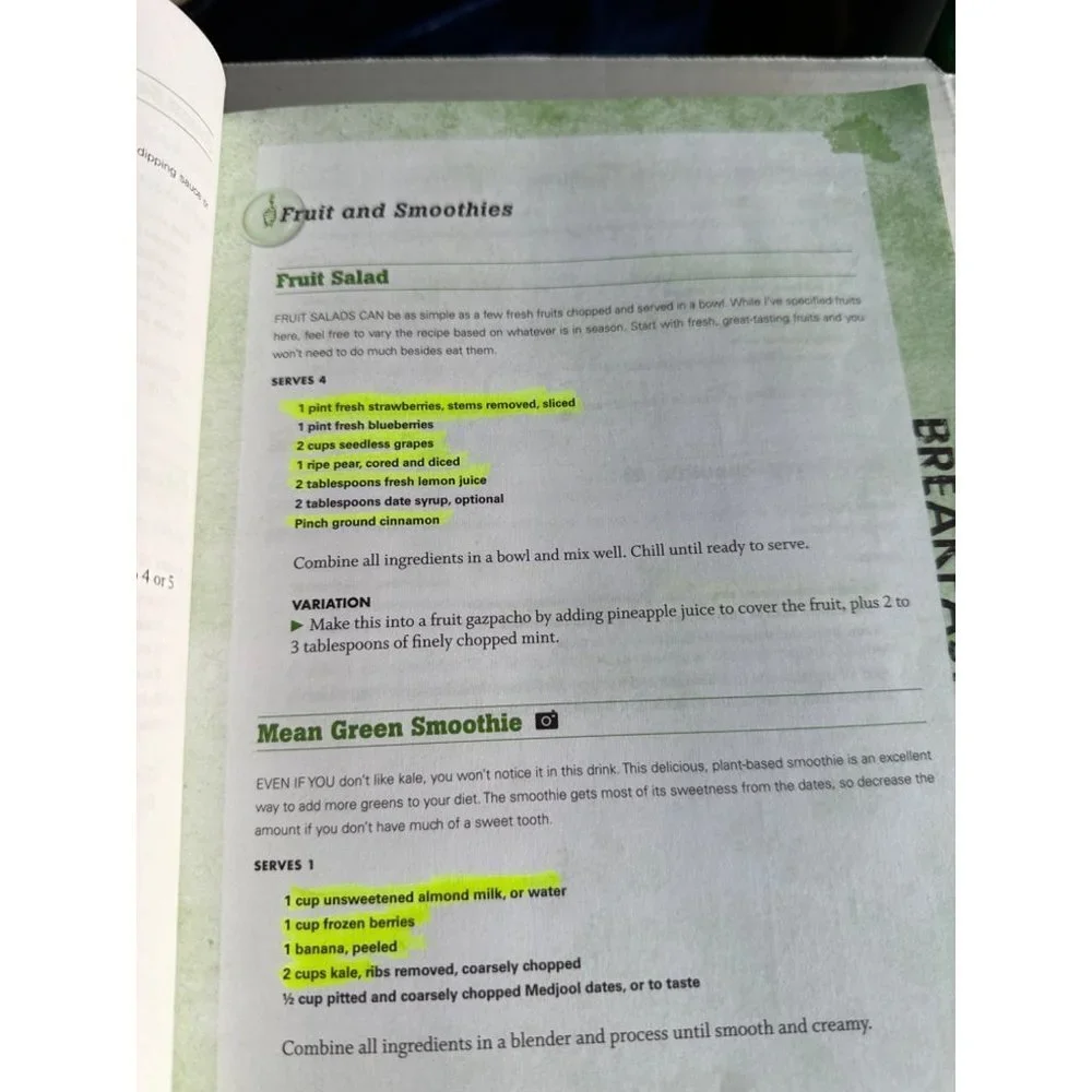 Forks Over Knives BestSeller Cookbook Plant Base. Book Kindly Used Good conditio